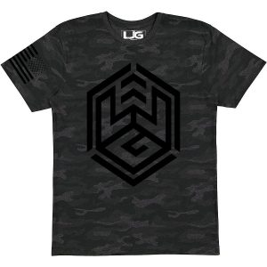 LJG Cube on Camo T-Shirt